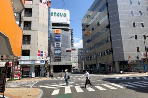 静岡駅方面からの道順8